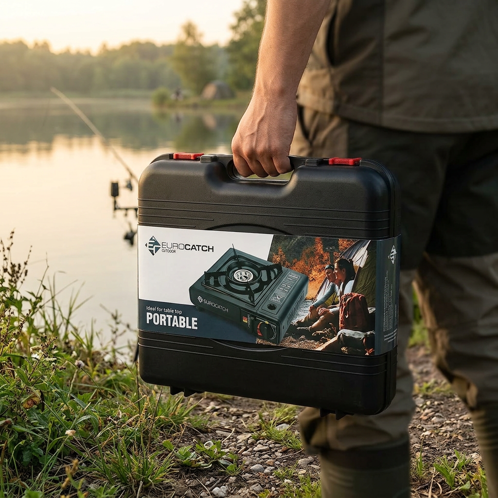 Eurocatch outdoor gas stove + gas cartridges