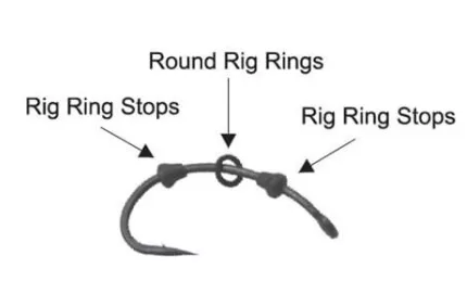 Faith Rig Ring Stops – 10 Stück für Karpfen- & Boilie-Rigs