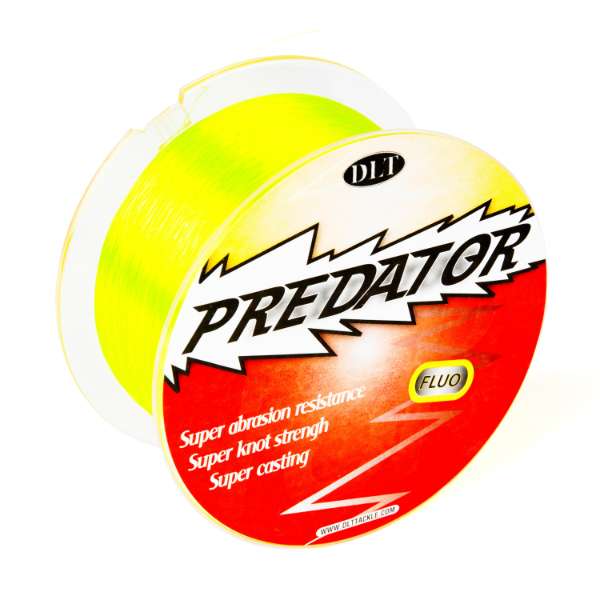 DLT Predator Fluo Gelb Nylon-Angelschnur