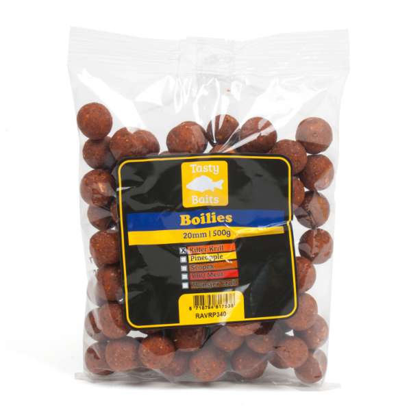 Tasty Baits Daypack Boilie – 20 mm, 500 g | Verschiedene Sorten Killer Krill