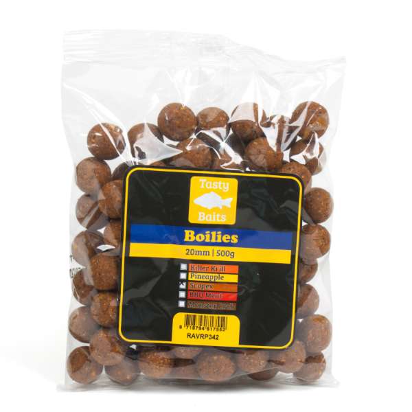 Tasty Baits Daypack Boilie – 20 mm, 500 g | Verschiedene Sorten Scopex