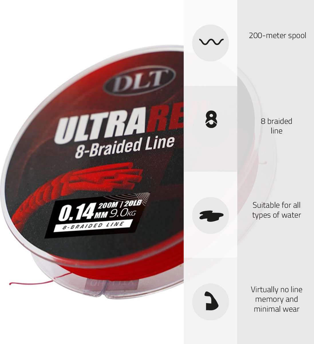 DLT Goliath Allround-Spinnruten-Set 2,40 m