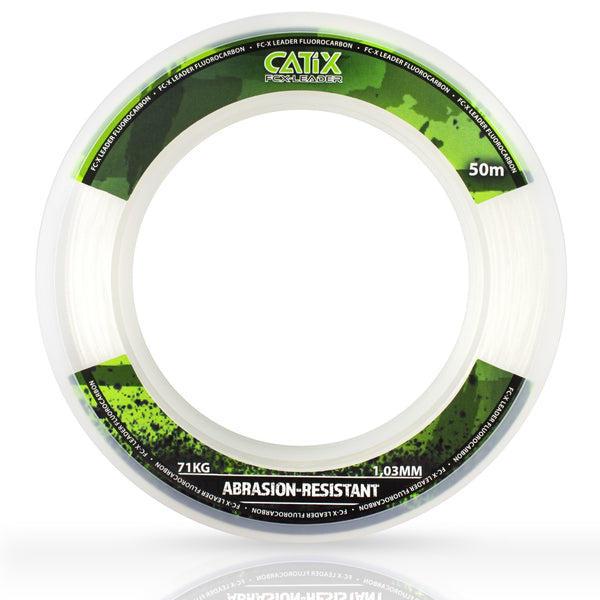 Catix Fluorcarbon Wels Leader – 50m, 1,31mm, 110kg Tragkraft