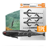 Senshu Grundel Kunstköder 11,5 cm – 5er Set für Raubfische