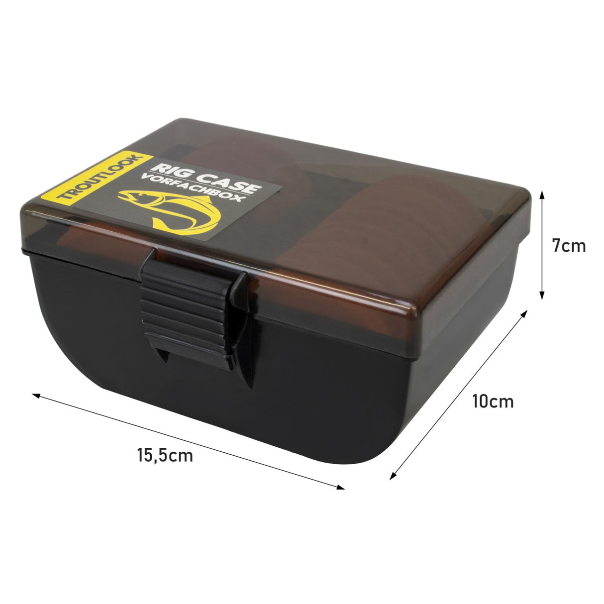 Troutlook Rig Case Vorfachspulenbox mit 10 Spulen