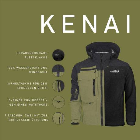 Legendfossil Outdoorjacke Kenai - Wasserdichte Outdoorjacke