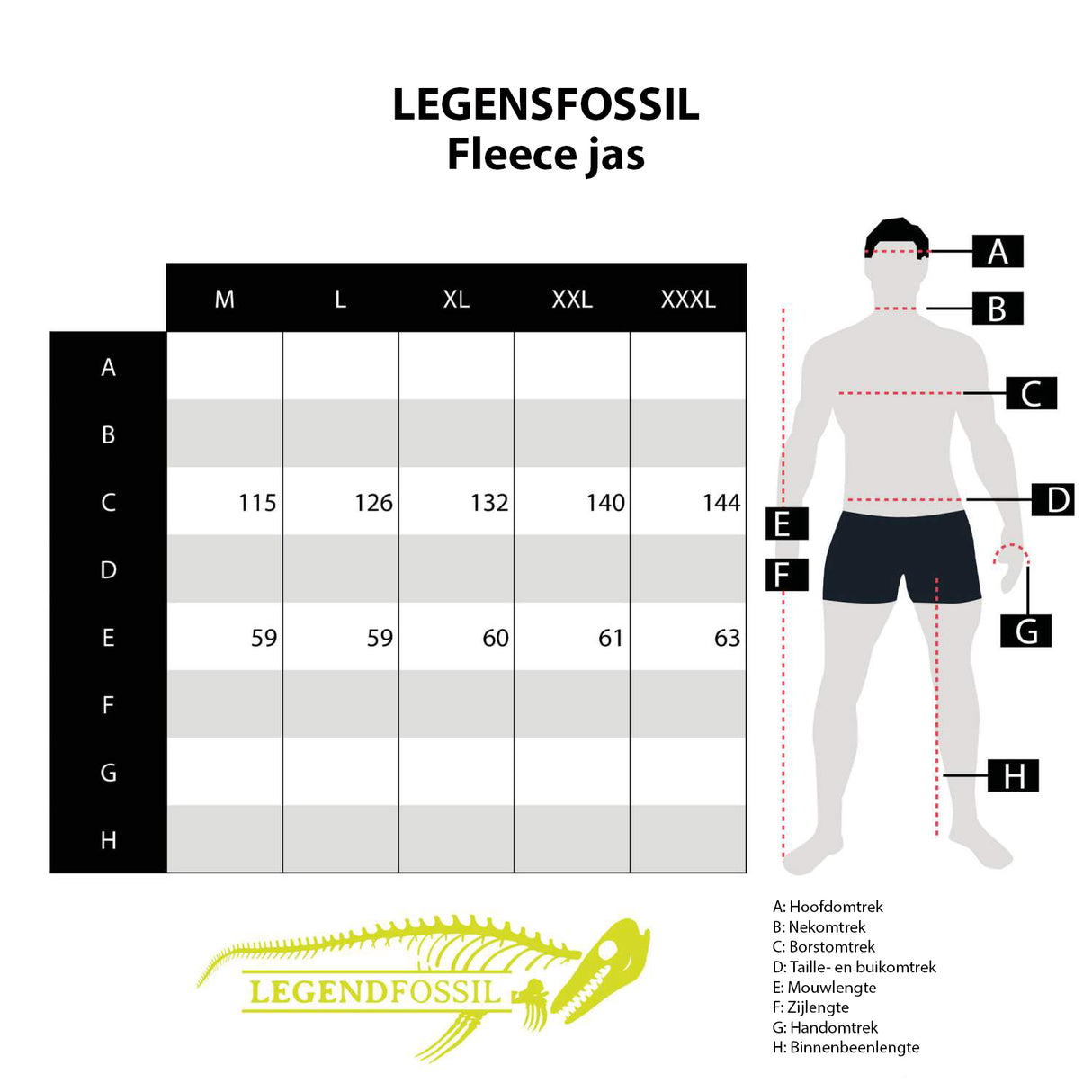 Legendfossil Fleecejacke Kalmar - Wasserabweisend - Anti-Pilling - Oliv Schwarz
