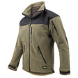 Legendfossil Fleecejacke Kalmar - Wasserabweisend - Anti-Pilling - Oliv Schwarz XXXL