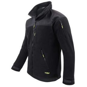 Legendfossil Fleecejacke Visby – Schwarz Grau XXXL