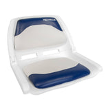 Waterside Captain Deluxe Allwetter-Bootssitz Weiß/Blau