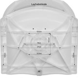 Waterside Captain Deluxe Allwetter-Bootssitz Weiß/Blau