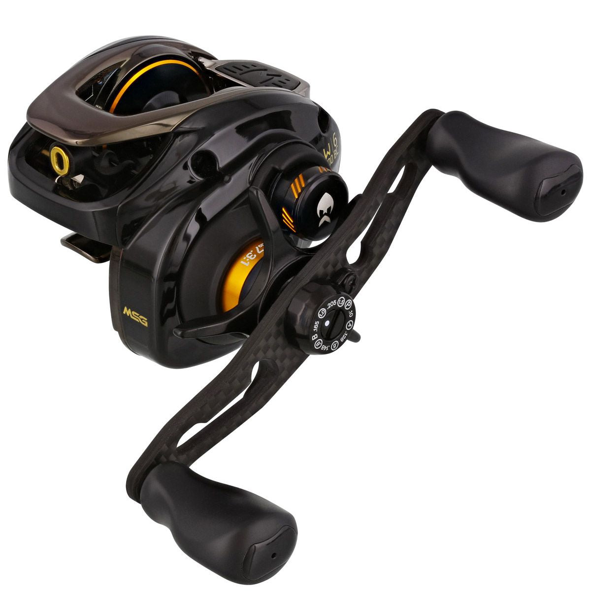Westin W6‑BC Baitcast Rolle LH Stealth Gold – präzise & kraftvoll