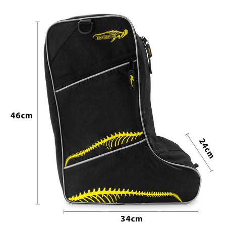 Legendfossil Boots Bag Skeleton Stiefeltasche Schwarz