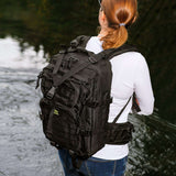 Legendfossil Rucksack Cave Black 35L Wanderrucksack