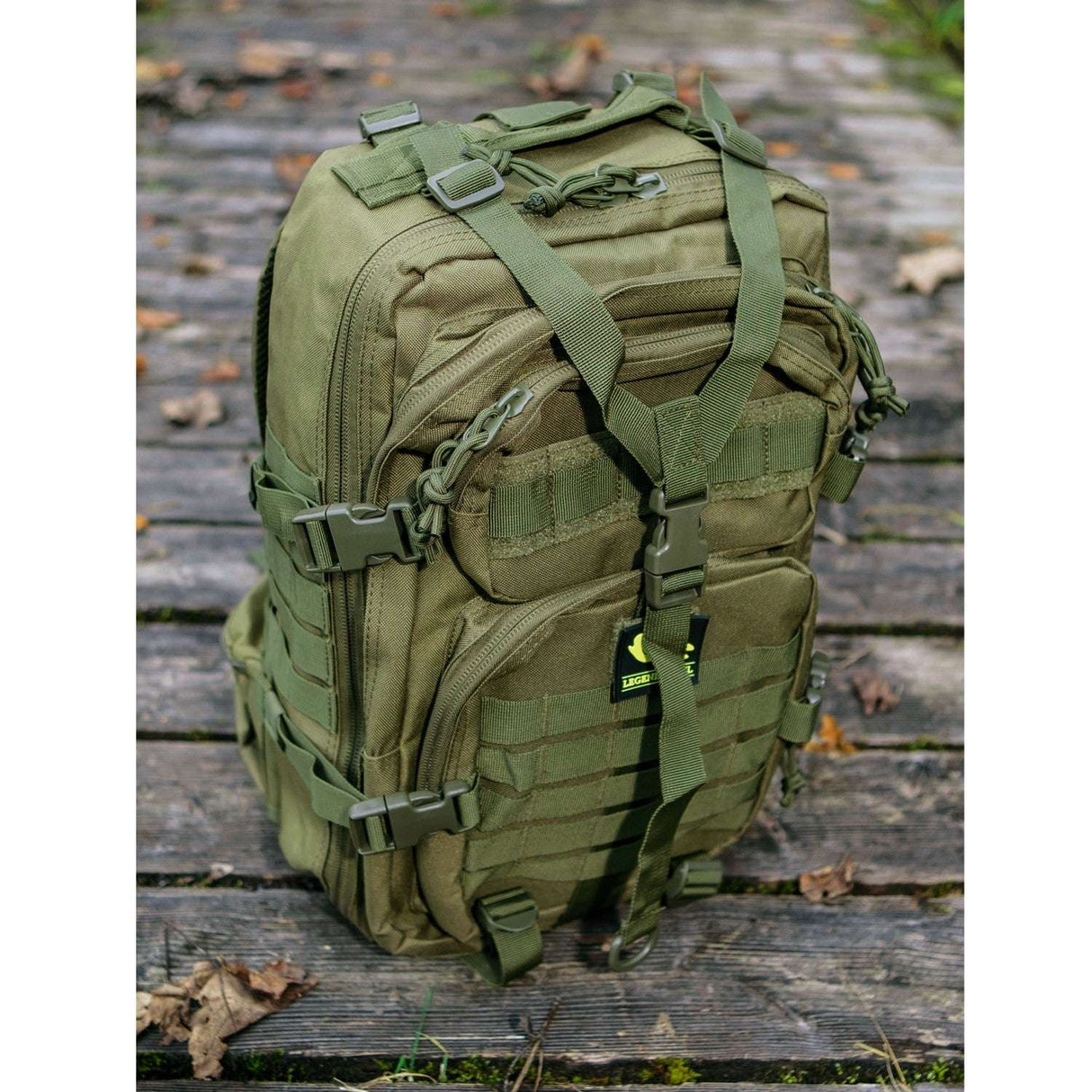 Legendfossil Rucksack Cave Olive 35L Wanderrucksack