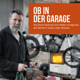 Nayver Mobile Gaskachel 4200W – Weiß & Faltbar