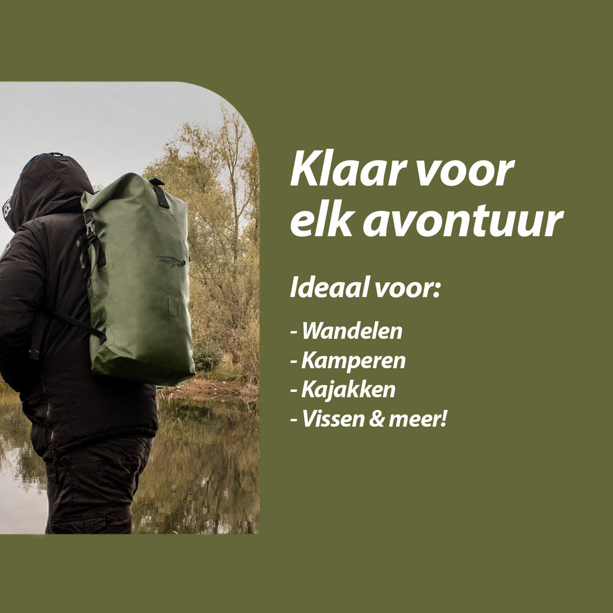 Legendfossil Rucksack Hunter Olive 23L Wasserdicht
