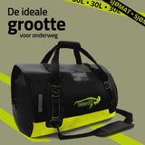 Legendfossil Waterproof Bag Sjømat 30L Drybag Schwarz/Gelb