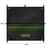 Catix Abhakmatte mit Maßband 230x200cm