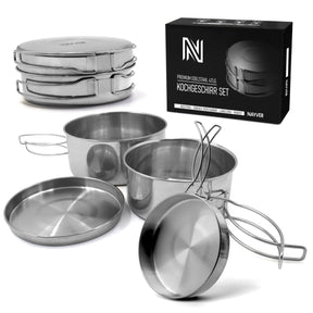 NAYVER Kochgeschirr-Set - Outdoor Töpfe & Pfannen