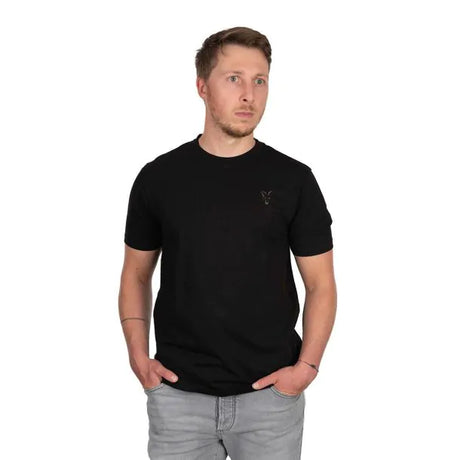 Fox Black T-Shirt großer Print XL