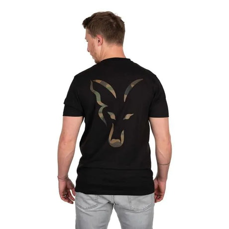 Fox Black T-Shirt großer Print XXXL