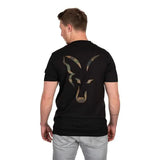 Fox Black T-Shirt großer Print XL