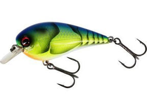 Westin Bassbite 2.5 Squarebill 7cm – Floating Crankbait für Raubfische Chartereuse Blue Craw