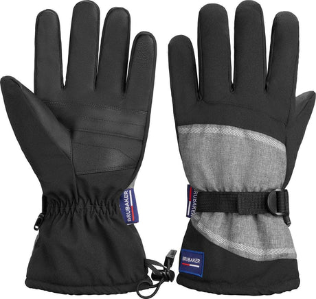 BRUBAKER Winterhandschuhe – Wasserdicht & Winddicht L