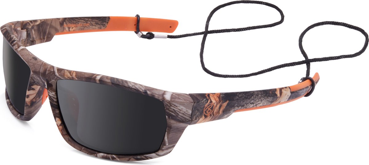 BRUBAKER Polarisationsbrille Tarnmuster inkl. Schutzhülle