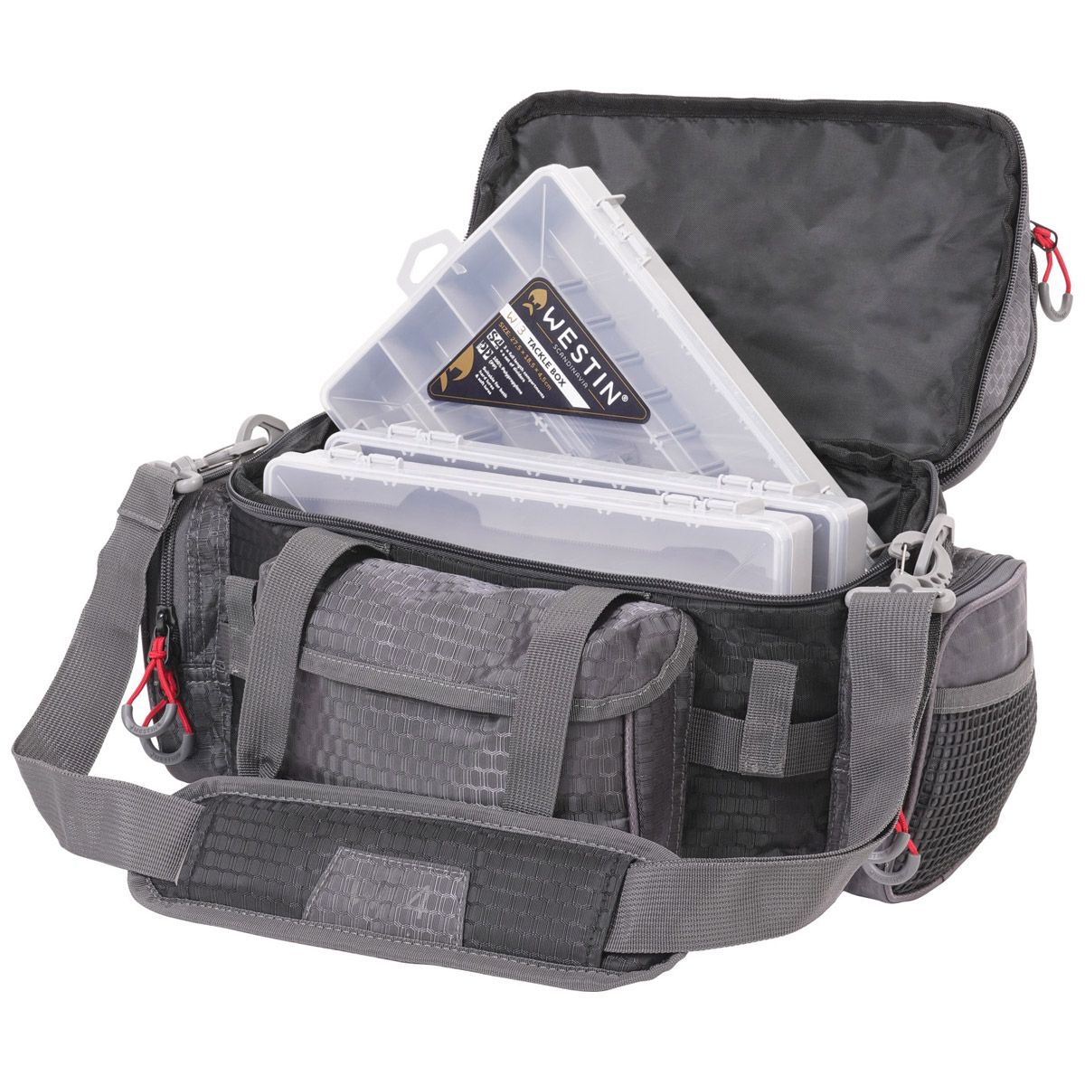 Westin W4 Lure Bag Small Titanium Black + 4 Boxen