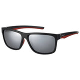 Polaroid PLD 7014/S – Schwarz/Rot Sonnenbrille