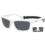 Polaroid P7031S Schwimmende Sportbrille Weiß