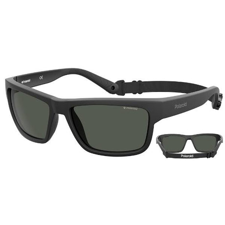 Polaroid P7031S Schwimmende Sportbrille Schwarz
