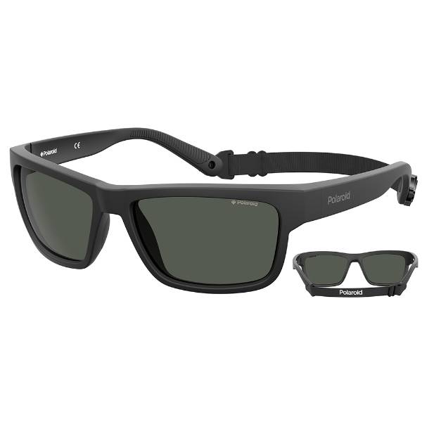 Polaroid P7031S Schwimmende Sportbrille Schwarz