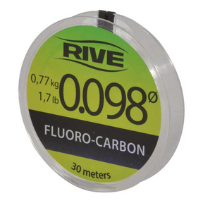 Rive Fluorocarbon Angelschnur 0.098mm 30m Transparent