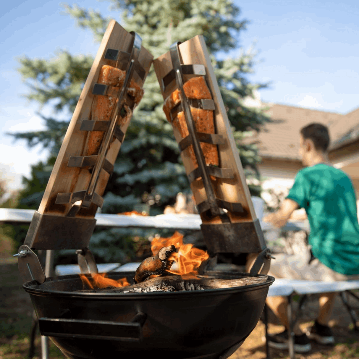 Eurocatch Räucherplanke Set für Lachs – 2 Stück
