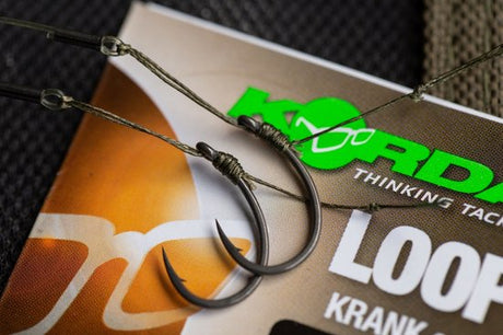 Korda Loop Rigs Krank ohne Widerhaken 8,2 kg Größe 8