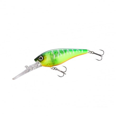 Shimano Bantam World Crank Flashboost Tiefen-Wobbler 7,3cm 17g Hot Tiger