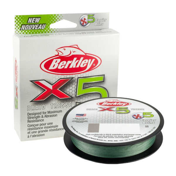 Berkley X5 Braid Low-Vis Angelschnur 0.14mm 6.8kg