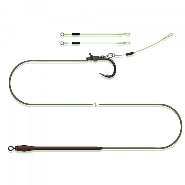 Madcat Schnellwechsel Pellet Rig 55cm #1/0