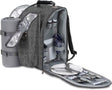 BRUBAKER Picknickrucksack 2 Personen Schwarz