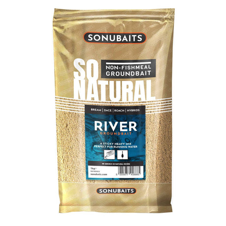 Sonubaits So Natural River Grundfutter – ideal für Rotaugen & Fließwasser