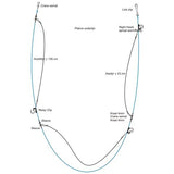 Midnight Moon Plattfisch-Vorfach mit Baitclip