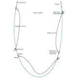 Midnight Moon Plattfisch-Vorfach mit Baitclip