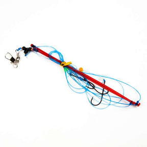 Midnight Moon Plattfisch-Vorfach Swivelbead mit Wirbel & Abstandshalter 6