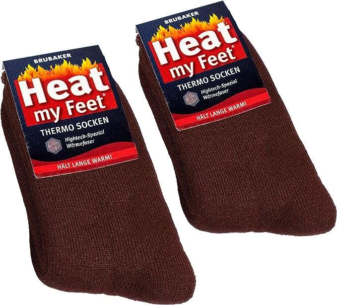 BRUBAKER Thermosocken "Heat my Feet" 2er-Pack