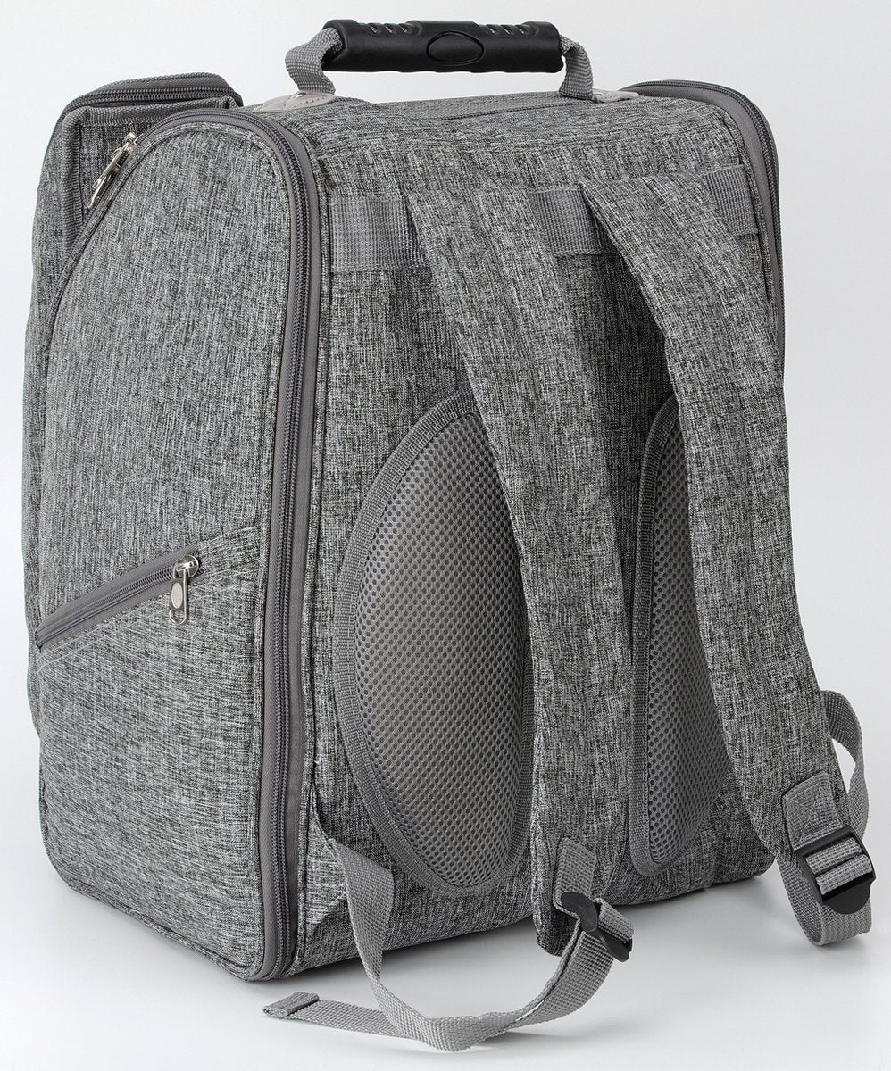 BRUBAKER Picknickrucksack 2 Personen Schwarz