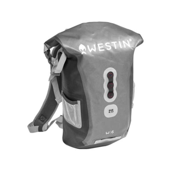 Westin W6 Roll-Top Rucksack | 25L | Silber/Grau