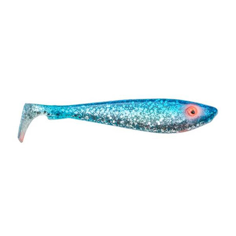 Abu Garcia Svartzonker Mc Rubber Shad 9cm Blau Schwarz 2.0 Blue Silver Glitter